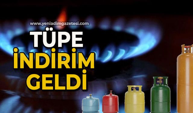 Tüpe indirim geldi!