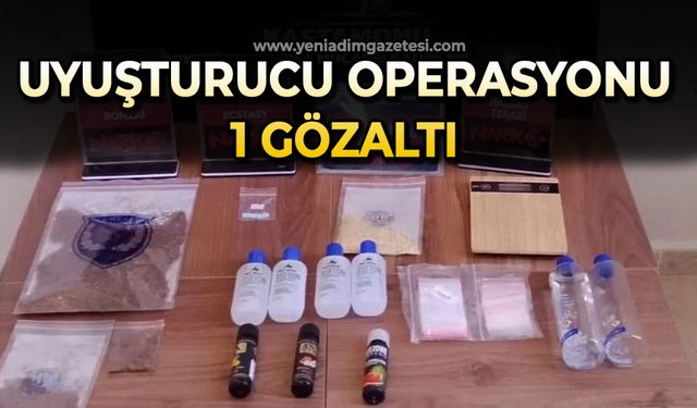 Uyuşturucu operasyonu: 1 gözaltı