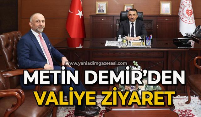 Metin Demir'den Valiye ziyaret