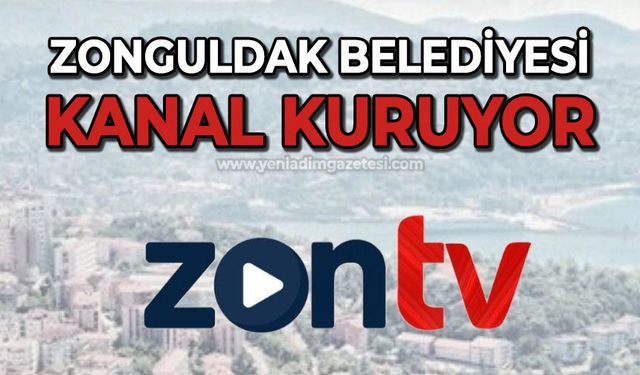 Zonguldak Belediyesi kanal kuruyor
