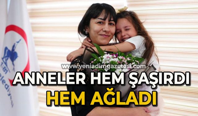 Anneler hem şaşırdı hem de gözyaşlarına boğuldu