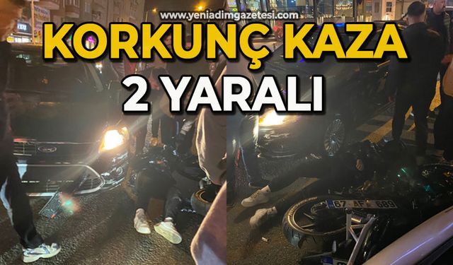 Korkutan kaza: 2 yaralı