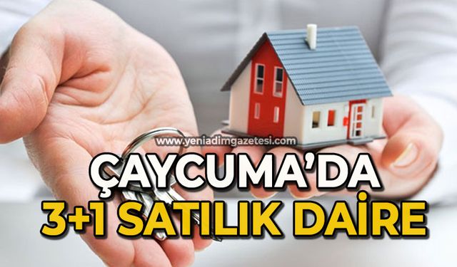 Çaycuma'da 3+1 satılık daire