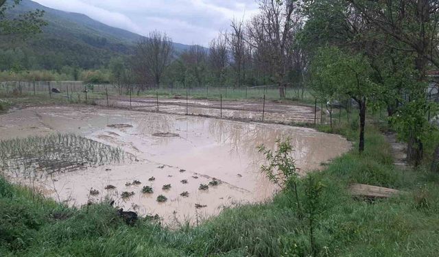 Sağanak ve dolu etkili oldu