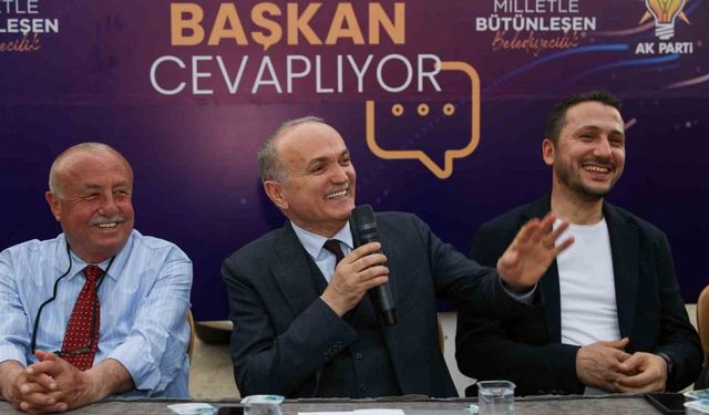 Vatandaş soruyor, başkan cevaplıyor