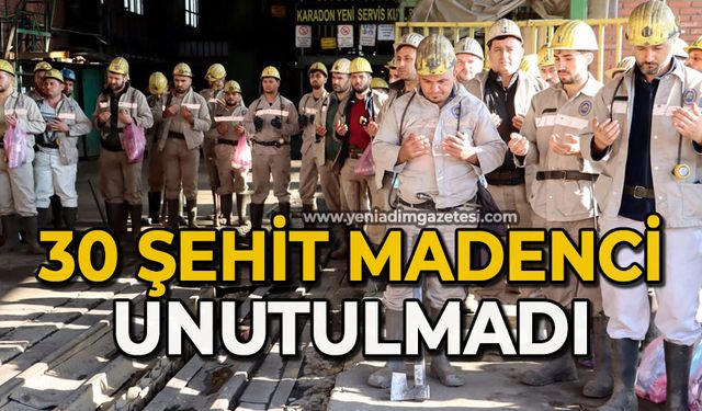 30 şehit madenci unutulmadı