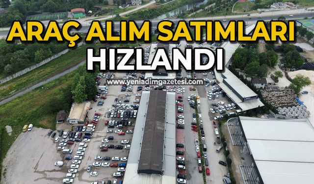 Araç alım satımları hızlandı