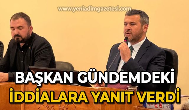 Başkan Çetinkaya emekli kartları ve gündemdeki iddialara mecliste cevap verdi