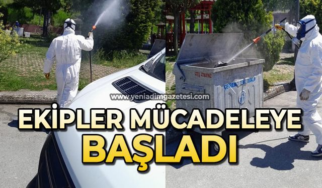 Ekipler mücadeleye başladı