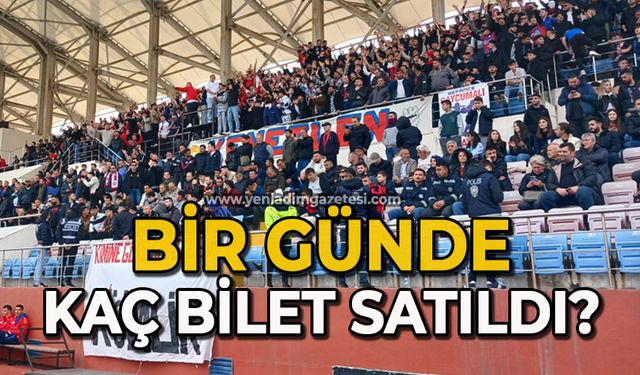 Bir günde kaç bilet satıldı?