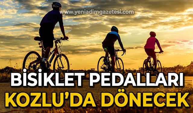 Bisiklet pedalları Kozlu'da dönecek