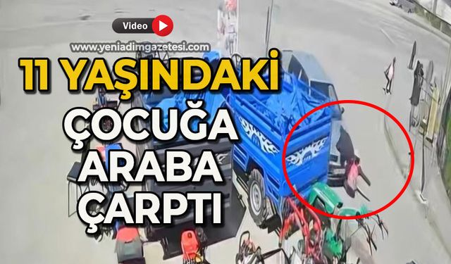 11 yaşındaki çocuğa araba çarptı