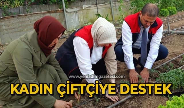 Kadın çiftçiye destek