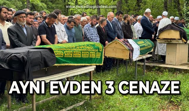 Aynı evden 3 cenaze