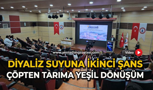 Diyaliz suyuna ikinci şans Çöpten tarıma yeşil dönüşüm