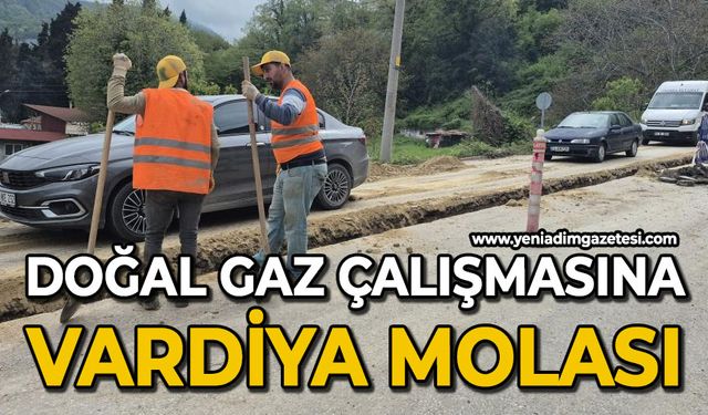 Doğal gaz çalışmalarına kısa süreli ara verildi