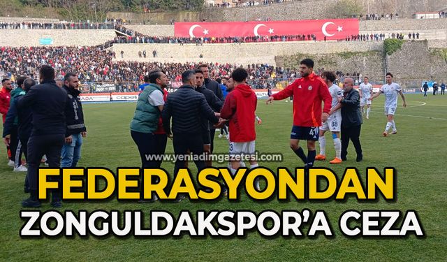 Federasyondan Zonguldakspor’a ceza