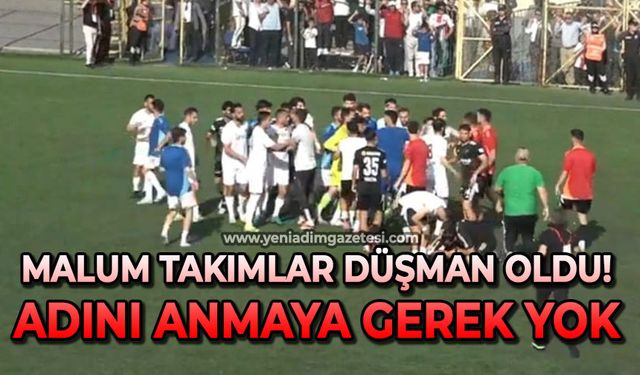 Malum takımlar düşman oldu: Adını anmaya gerek yok