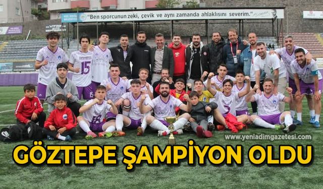 Göztepe şampiyon oldu