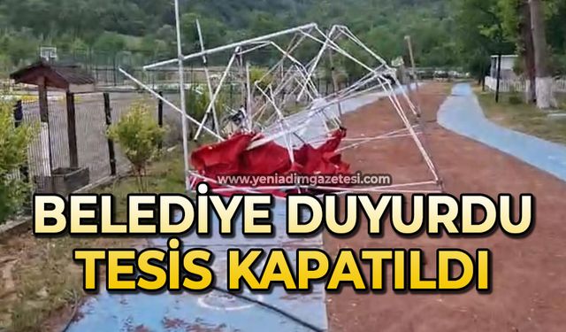 Belediye duyurdu: Tesis kapatıldı