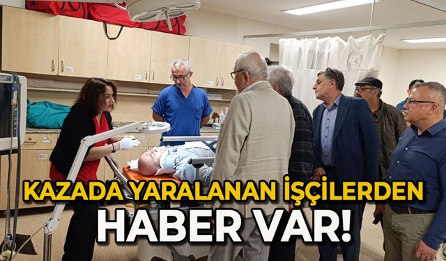 Kazada yaralanan belediye işçilerinden haber var!