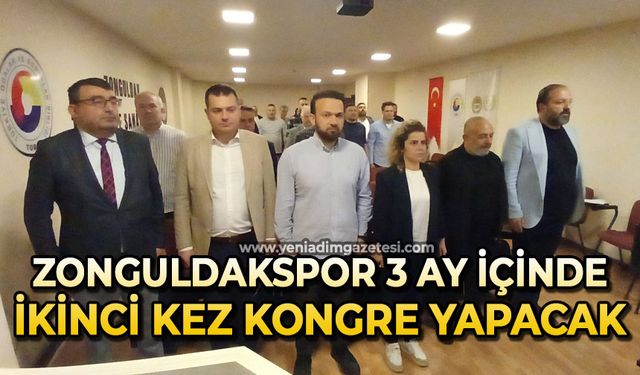 Zonguldakspor 3 ay içinde ikinci kez kongre yapacak