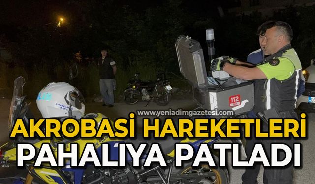 Akrobasi hareketleri pahalıya patladı