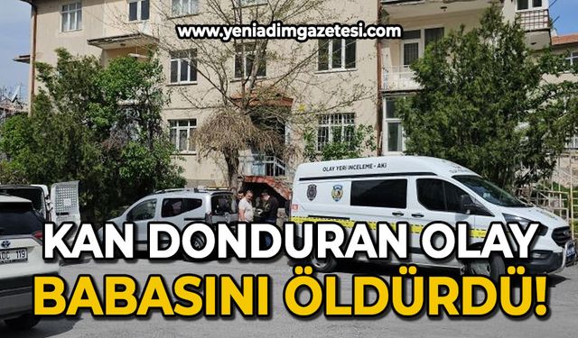 Tartıştığı babasını öldürdü