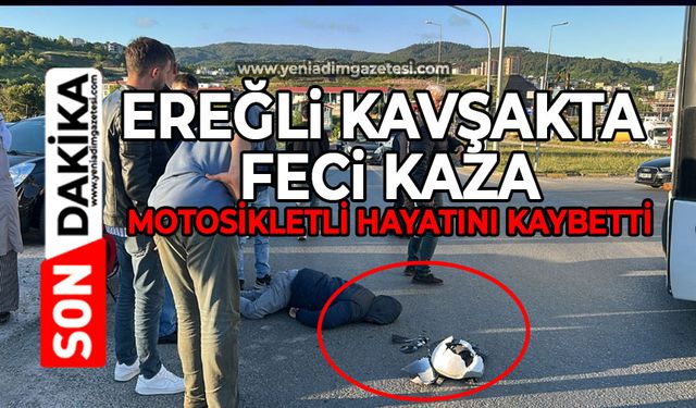 Belen kavşakta feci kaza