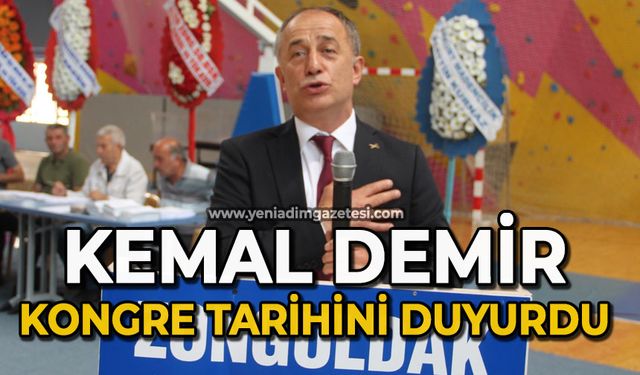Kemal Demir kongre tarihini duyurdu