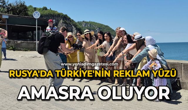 Rusya’da Türkiye’nin reklam yüzü Amasra oluyor