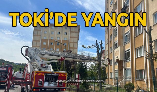 TOKİ’de yangın