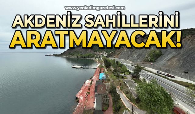 Akdeniz sahillerini aratmayacak