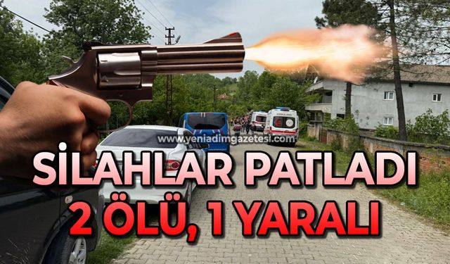 Silahlar patladı: 2 ölü 1 yaralı