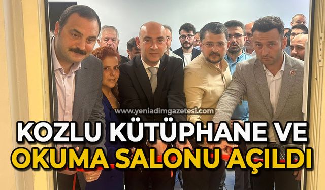 Kozlu Kütüphane ve Okuma Salonu açıldı