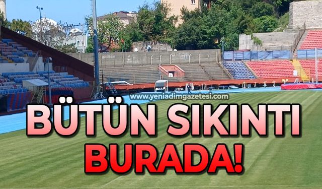 Bütün sıkıntı burada