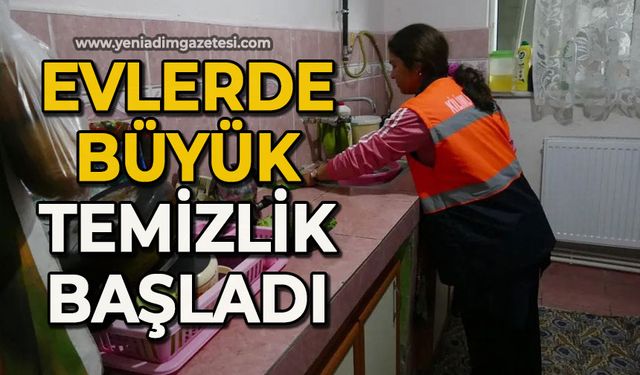 Evlerde büyük temizlik başladı