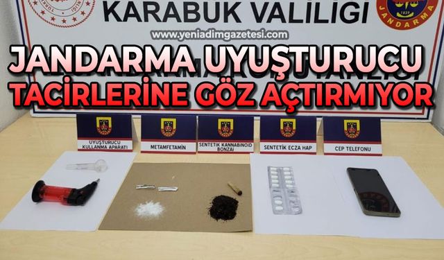 Jandarma uyuşturucu tacirlerine göz açtırmıyor