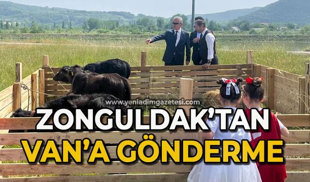 Zonguldak'tan Van'a gönderme!