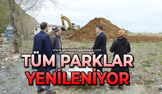 Tüm parklar yenileniyor