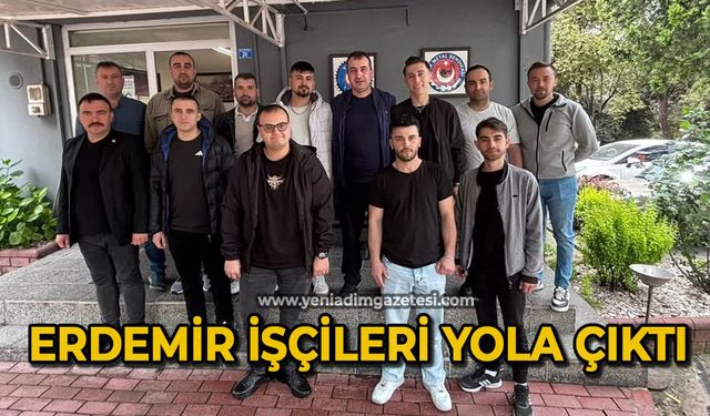 Erdemir işçileri yola çıktı