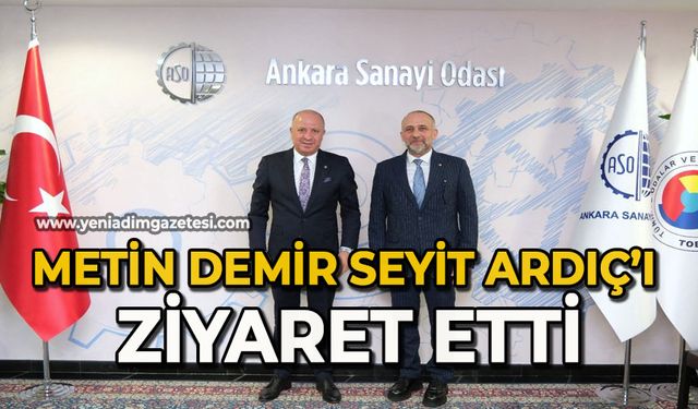 Metin Demir Seyit Ardıç’ı ziyaret etti
