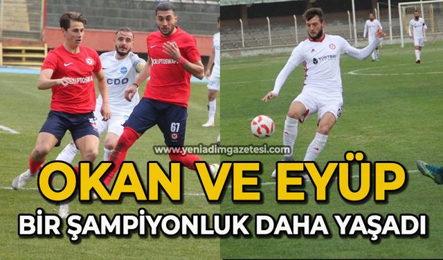 Okan ve Eyüp bir şampiyonluk daha yaşadılar