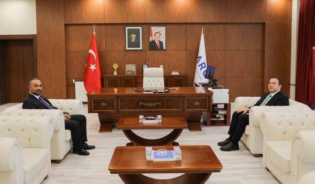 Garnizon Komutanı Şahin’den Rektör Akkaya’ya ziyaret