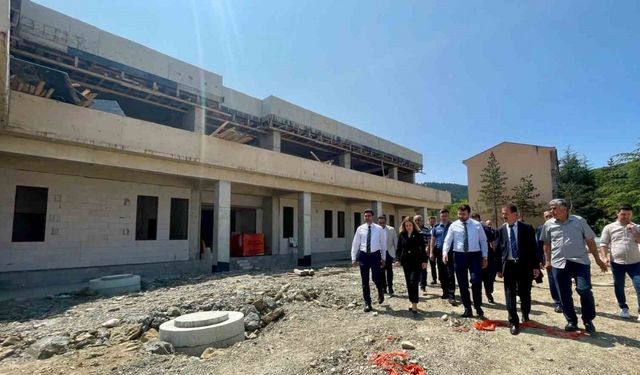 Milletvekili Cem Şahin, Ovacık’ta ki yatırımları yerinde inceledi