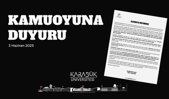 Rektör Kırışık hakkındaki iddialara açıklama