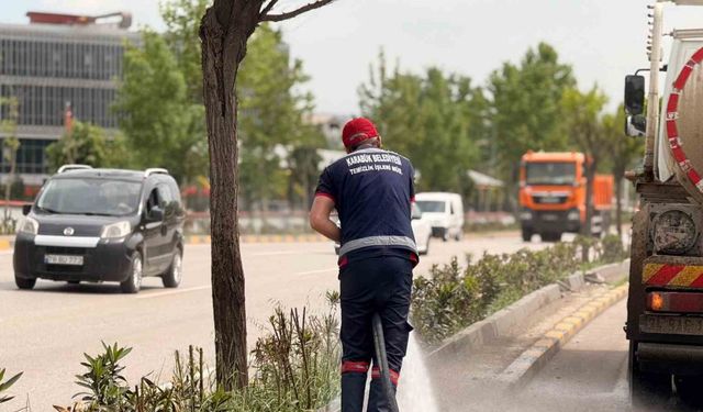 Şehir genelinde temizliği kesintisiz sürdürüyor