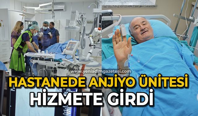 Hastanede Anjiyo Ünitesi hizmete girdi