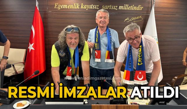 Resmi imzalar atıldı
