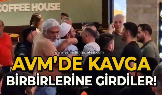 AVM'de kavga: Ortalık birbirine girdi
